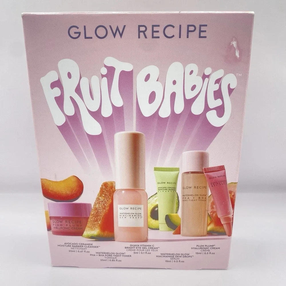 Glow Recipe Fruit Babies Bestsellers 5pc Mini Kit - Limited Edition -